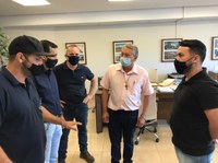Vereador César Patrick acompanhou o prefeito na análise do transporte coletivo em Catanduva