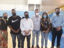 Vereadora Ivânia Soldati participa de recepção ao secretário estadual de Esportes