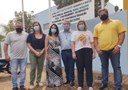 Vereadores Alan Automóveis e Mauricio Gouvea visitam escola municipal junto ao prefeito
