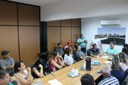 Vereadores se reúnem com os comerciantes do Food Park 
