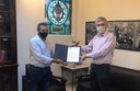 Wilson Paraná entrega Moção de Congratulações ao Presidente da Associação Comercial e Empresarial de Catanduva